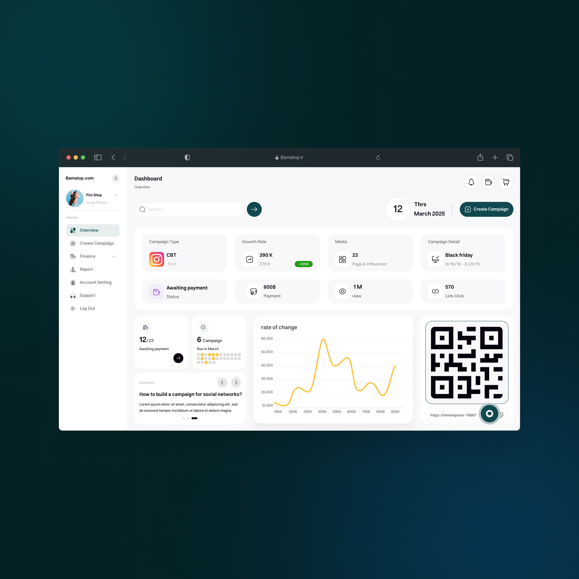 User & admin dashboard ui ux design